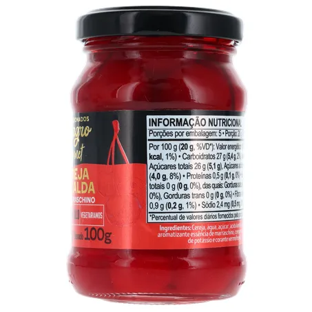 Cereja Uniagro ao Marrasquino 100g 360-7