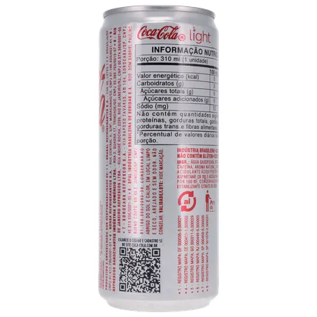 Refrigerante Coca Cola Light 310ML 360-15