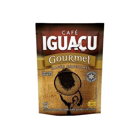 Cafe soluvel iguacu gourmet sache 40g