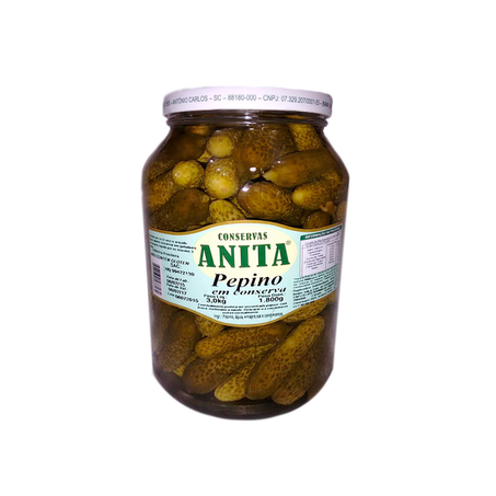 Pepino Anita Vidro com 1,8Kg