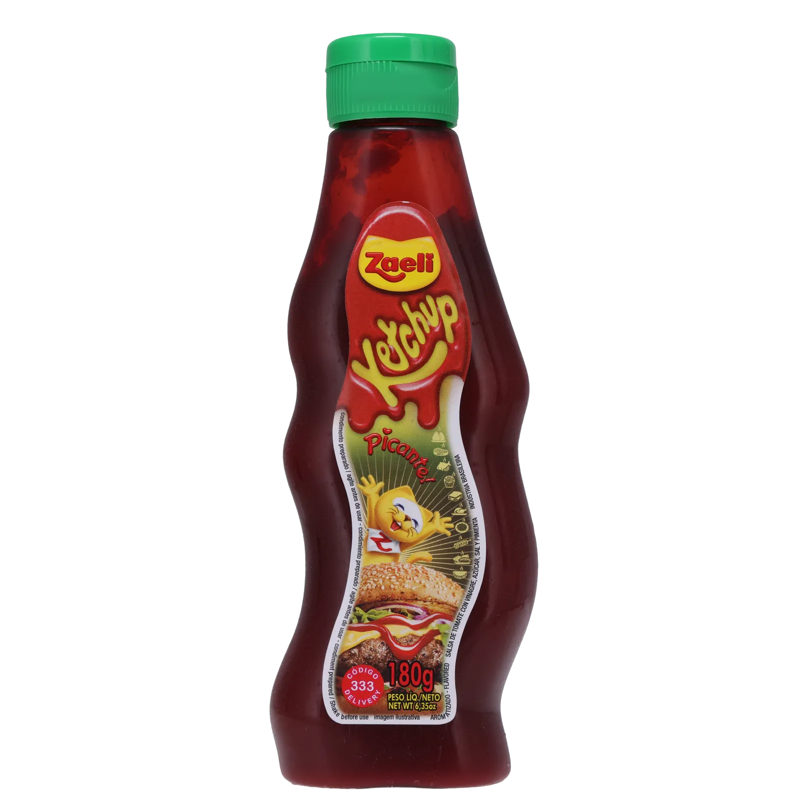 Ketchup Zaeli Picante Squeeze 180gr