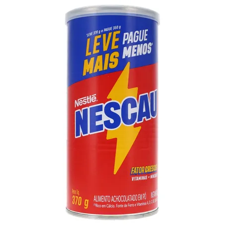 Achocolatado em Pó Nescau Lata 370gr 360-35