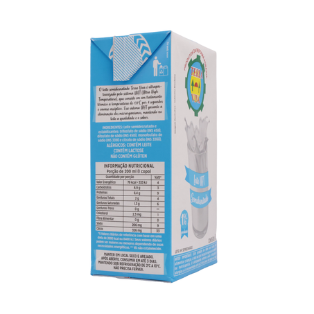 LEITE LONGA VIDA TERRA VIVA SEMIDESNATADO 1L 360-19