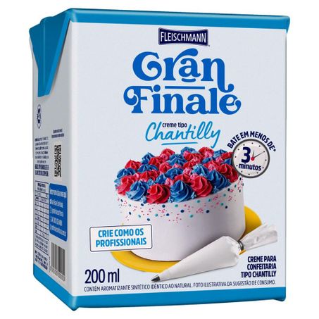 Chantilly fleischmann gran finale 200ml
