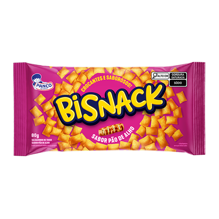 Salgadinho Panco Bisnack Pão de Alho 80G