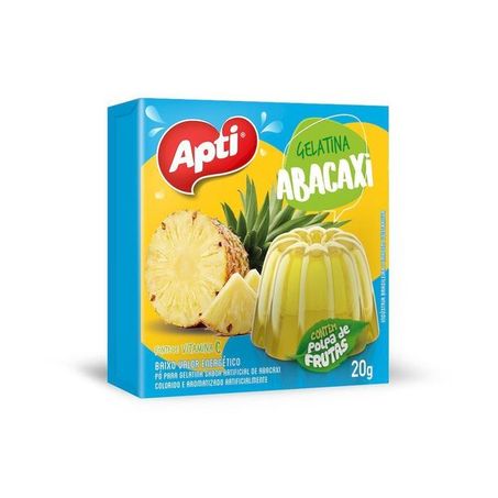 Gelatina em po apti abacaxi 20g