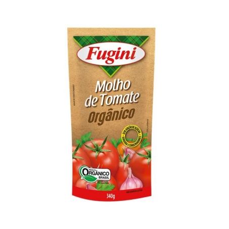 Molho tomate organico fugini sache 340g