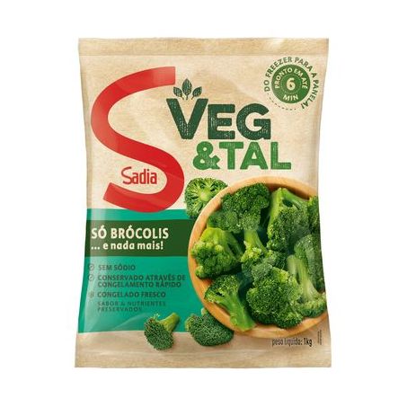 Brocolis congelado sadia pct 1.05kg