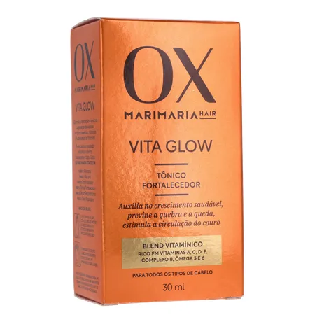 Tônico Capilar Fortalecedor Mari Maria Ox Vita Glow Frasco com 30Ml 360-34