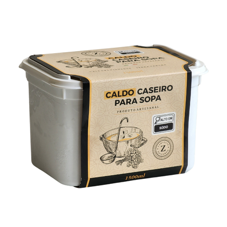 CALDO PARA SOPA CAPELETTI ZACCARON CONGELADO POTE 1,5L