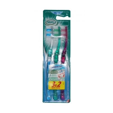 Escova dental sorriso tripla macia l3 p2