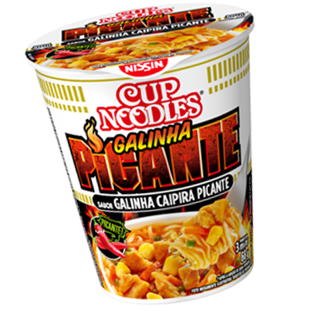 MACARRÃO INST CUP NOODLES GALINHA PICANTE 68G