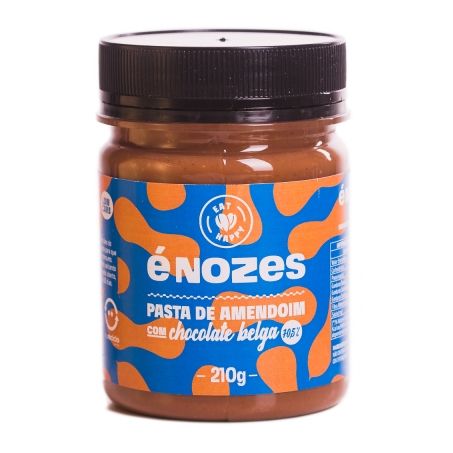 PASTA AMENDOIM ENOZES 210G CHOCOLATE BELGA