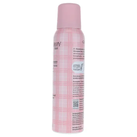 Desodorante giovanna baby classic feminino aerossol 150ml 360-9