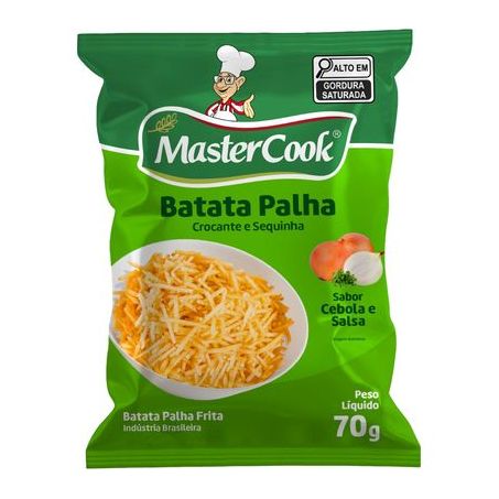 Batata palha mastercook 70g. cebola/sals