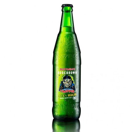 Cerveja aces high trooper bodebrown 600ml