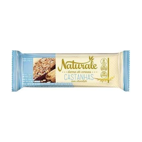 BARRA CEREAL NATURALE 22G CASTANHA/CHOCO
