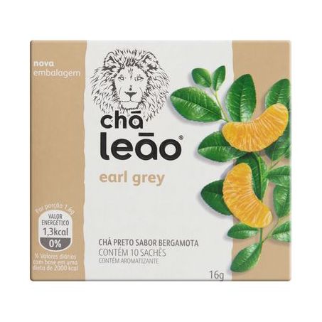 CHA LEAO EARL GREY 16G C/10