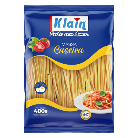Macarrao Caseiro Ovos Klain 400g Talharim 4