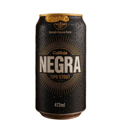 Cerveja Colônia Negra Lata 473ml 
 