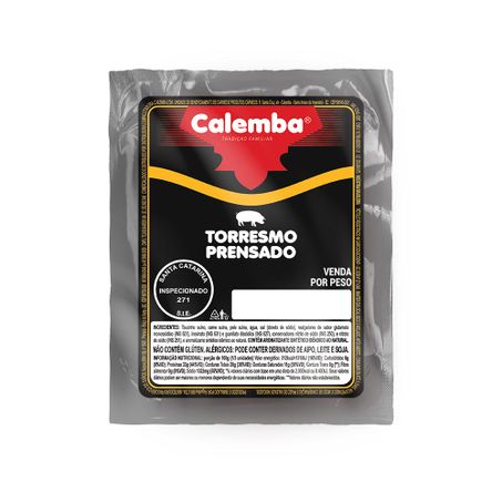 Torresmo prensado calemba