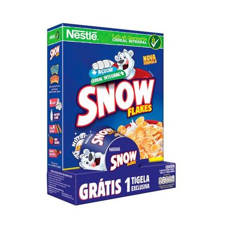 Cereal nestle 620gr snow flakes c/tigela