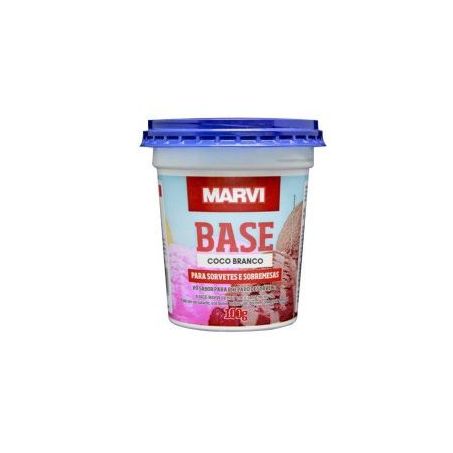 BASE PARA SORVETE MARVI PÓ COCO BRANCO 100G