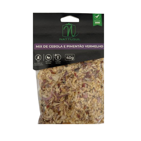 MIX DE CEBOLA & PIMENTÃO VERMELHO NATTUSUL 40G 