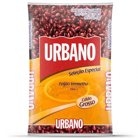 FEIJAO URBANO VERMELHO 1KG