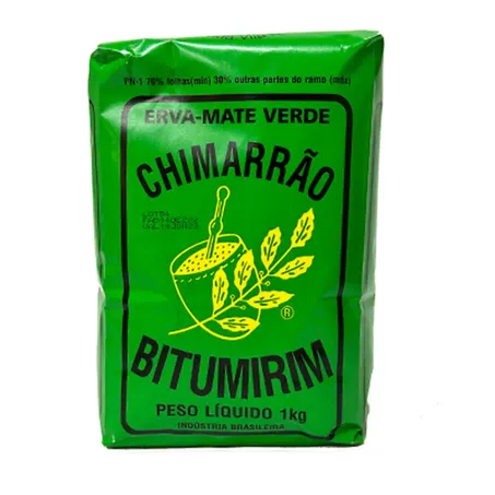 Erva Mate Chimarao Bitumirim 1kg Verde