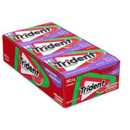 Chicle trident 14s melancia pcc/12