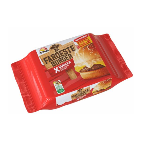 Sanduiche aurora xburger molho faroeste 145g