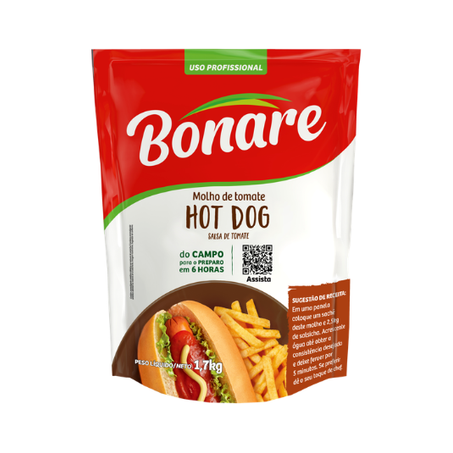 MOLHO BONARE 1,7KG HOT DOG