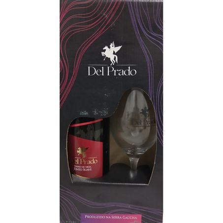 MALETA TACA+VINHO DEL PRADO TINTO SUAVE 750ML (114047)