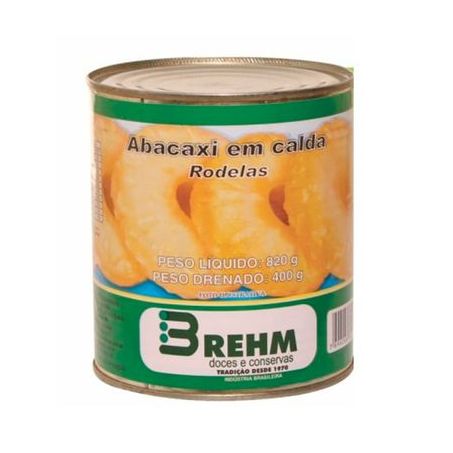 Abacaxi brehm rodelas 400gr lt .