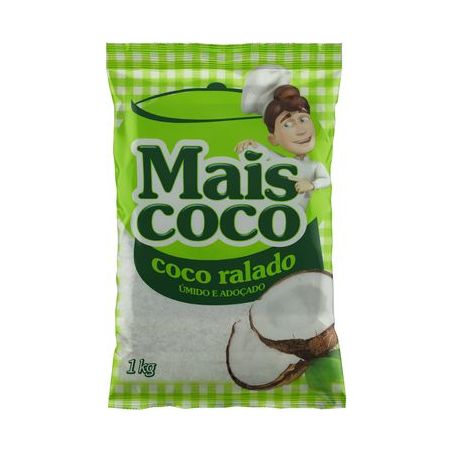 Coco Ralado Mais Coco Embalagem 1KG