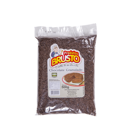 Chocolate brusto granulado 500g