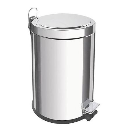 Lixeira aco inox c/pedal tramontina 5l