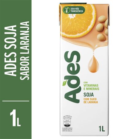 BEBIDA À BASE DE SOJA ADES SABOR LARANJA