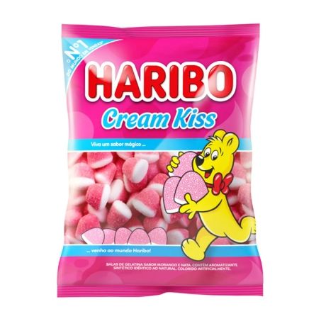 BALA GELAT HARIBO MORANGO NATA  90G