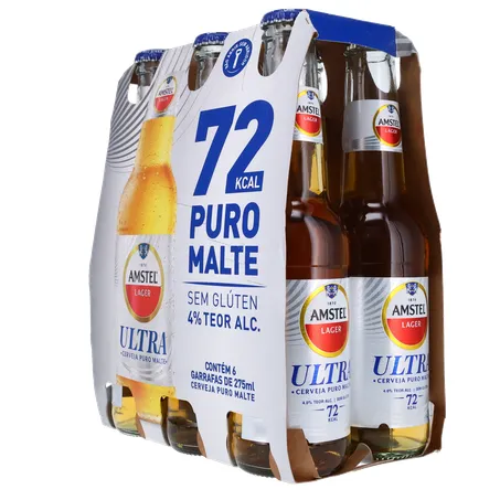 Cerveja amstel puro malte ln pack 6 275m 360-5