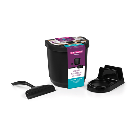 FEIRINHA SANREMO LIXEIRA/RODO/SUP DETERG 3PCS