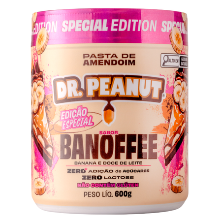 Pasta de Amendoim Banoffee Dr. Peanut Pote 600g