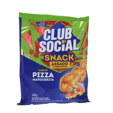 Biscoito Club Social Pizza Marguerita Pacote 68g 
  360-35