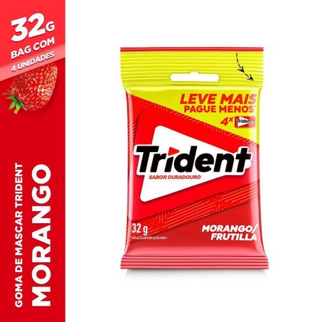 GOMA MASCAR TRIDENT C/4 LEVE + PAGUE -