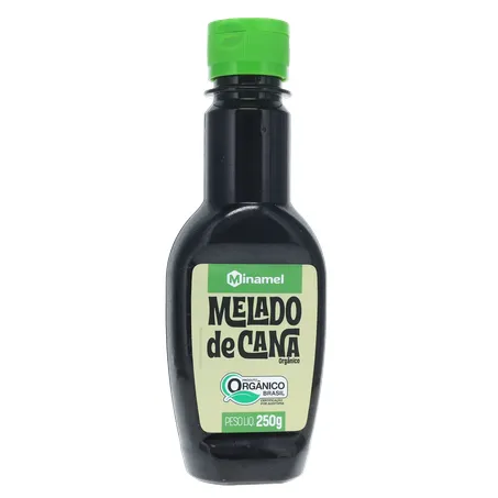 Melado de Cana Minamel Orgânico Frasco 250gr 360-35