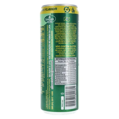 Refrigerante sarandi guaraná lata 350ml 360-19