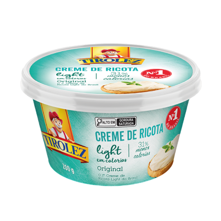 Creme de Ricota Tirolez Light 250G