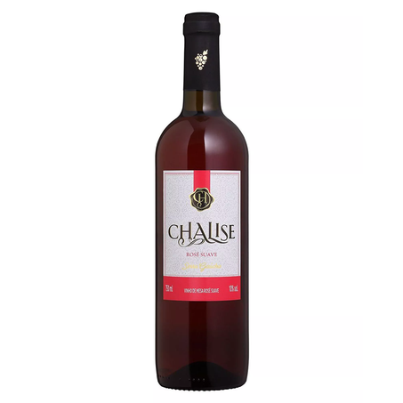 Vinho brasileiro rosé suave chalise