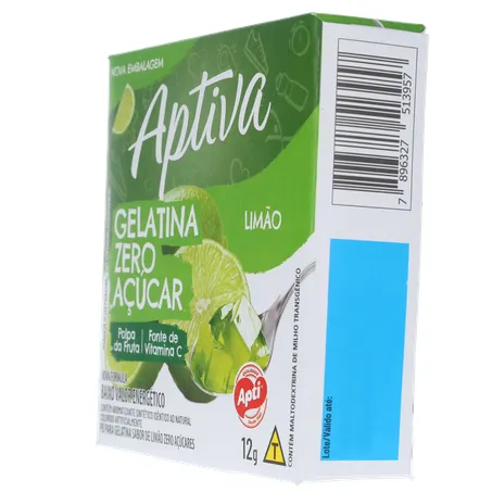 Gelatina apti limão zero açúcar 12g 360-6